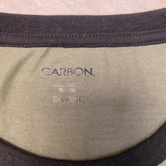 CARBON Men’s Olive Black Graphic Lace Up Side T Shirt XL
