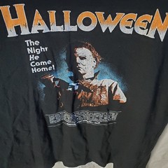 John Carpenter Halloween Shirt Mens 3XL Black Movie Horror Michael Myers T-Shirt