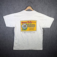 Vintage Pacifico Shirt Mens XL Gray 90s Beer Mexico Funny Cerveza Alcohol