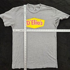 D’Elia’s Chris D’Elia Gray Short Sleeve Cotton Blend T-Shirt Men’s M