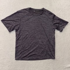 REI Co-op Shirt Mens Medium Grey Workout Gym Activewear Hiking Camping Sweat