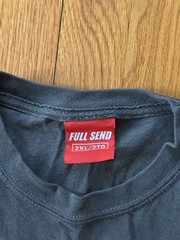 Hasbulla X Full Send T Shirt Nelk Boys Grey Short Sleeve Mens Size 2XL NWT