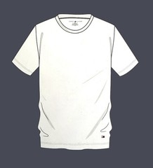 Tommy Hilfiger Men T-Shirts Tees 4 Pack M L XL Cotton Crew Neck Blue Black White