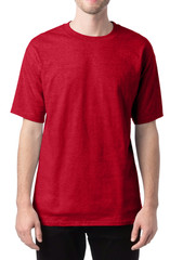 Lot of 3 Hanes Beefy T-shirts Mens Large Tall LT Long length Red Blue Black