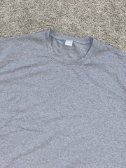 Men’s T-Shirt & Short Set Size Medium Gray Cut-Offs Frayed