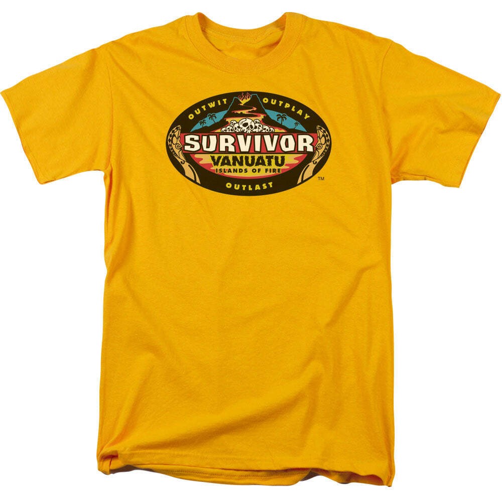 Survivor Vanuatu Licensed Adult Unisex T-Shirt Regular Fit Tee SM-3X