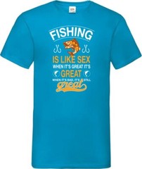 Fishing Is Like Sex Great Funny Humour Novelty T Shirt Various Colours And Sizes
