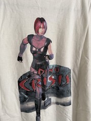 VTG Dino Crisis Capcom White sz XL Promo Video Game PS1 Playstation 1 Horror