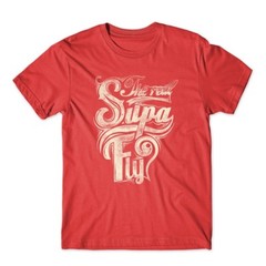 The Real Supa Fly T-Shirt. 100% Cotton Premium Tee NEW