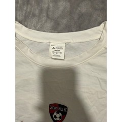 Augusta Sportswear Long Sleeve Shirt Men XL White Cherry Hill FC Soccer Banks 11
