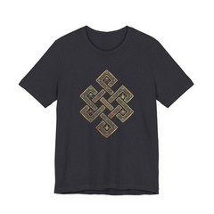 Tibetan Endless Knot T-Shirt | Buddhist Eternal Luck Symbol Unisex Tee Shirt
