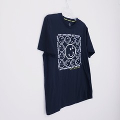 Smiley World Black Graphic T-Shirt Don’t Know Where But Together Large Rare