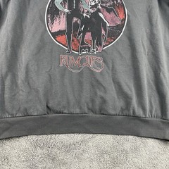 Vintage Fleetwood Mac Rumors Sweater Unisex 1X Gray Long Sleeve