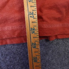 Livingston Montana Moose Graphic Long Sleeve Tee Burnt Orange Large