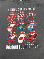 The Rolling Stones Shirt Men XL Gray Voodoo Lounge Tour 2009 Band Concert Tee