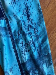 Habit Hoodie Shirt M Blue 40+ Solar Factor Realtree Fishing