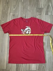 BUC-EE’S CHRISTMAS 2023 Americana Tee Shirt Red Sz Lg Holiday Festive Beaver