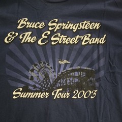Bruce Springsteen And The E Street Band 2003 Summer Tour Concert T-Shirt Size XL