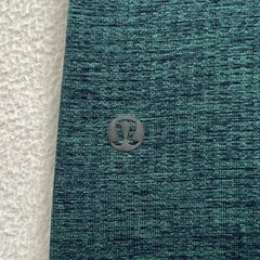 Lululemon Night Sea Deep Cove Teal Metal Vent Tech 1/2 Zip Long Sleeve Top XL