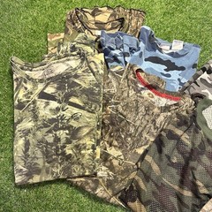 VTG Realtree Mossy Oak Camouflage T-Shirt Men’s Mixed Size Lot of 10 Hunting 90s