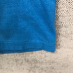 Vintage Hanes Beefy-T Shirt Mens XL Blue Made USA Cotton Blank Tee Top 90s SS