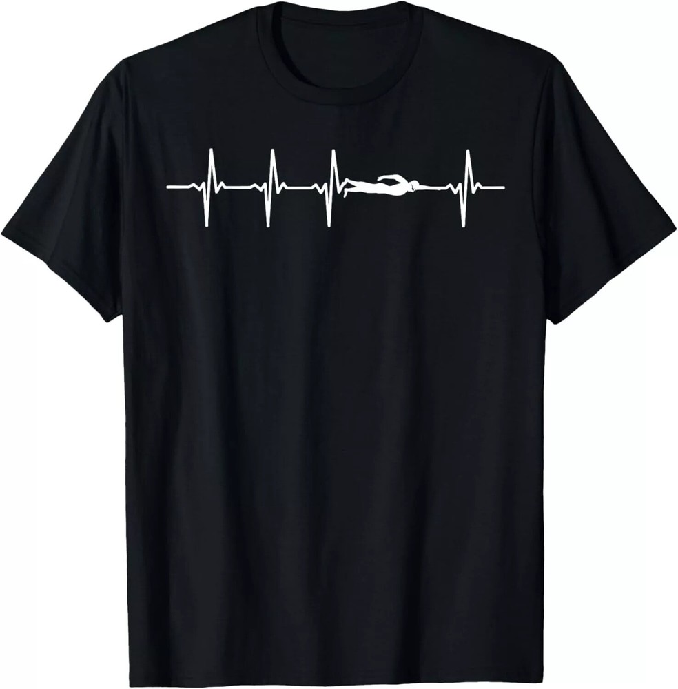 Swimming Heartbeat Gift For Swimmers Gift Tee Unisex T-Shirt