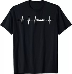 Swimming Heartbeat Gift For Swimmers Gift Tee Unisex T-Shirt