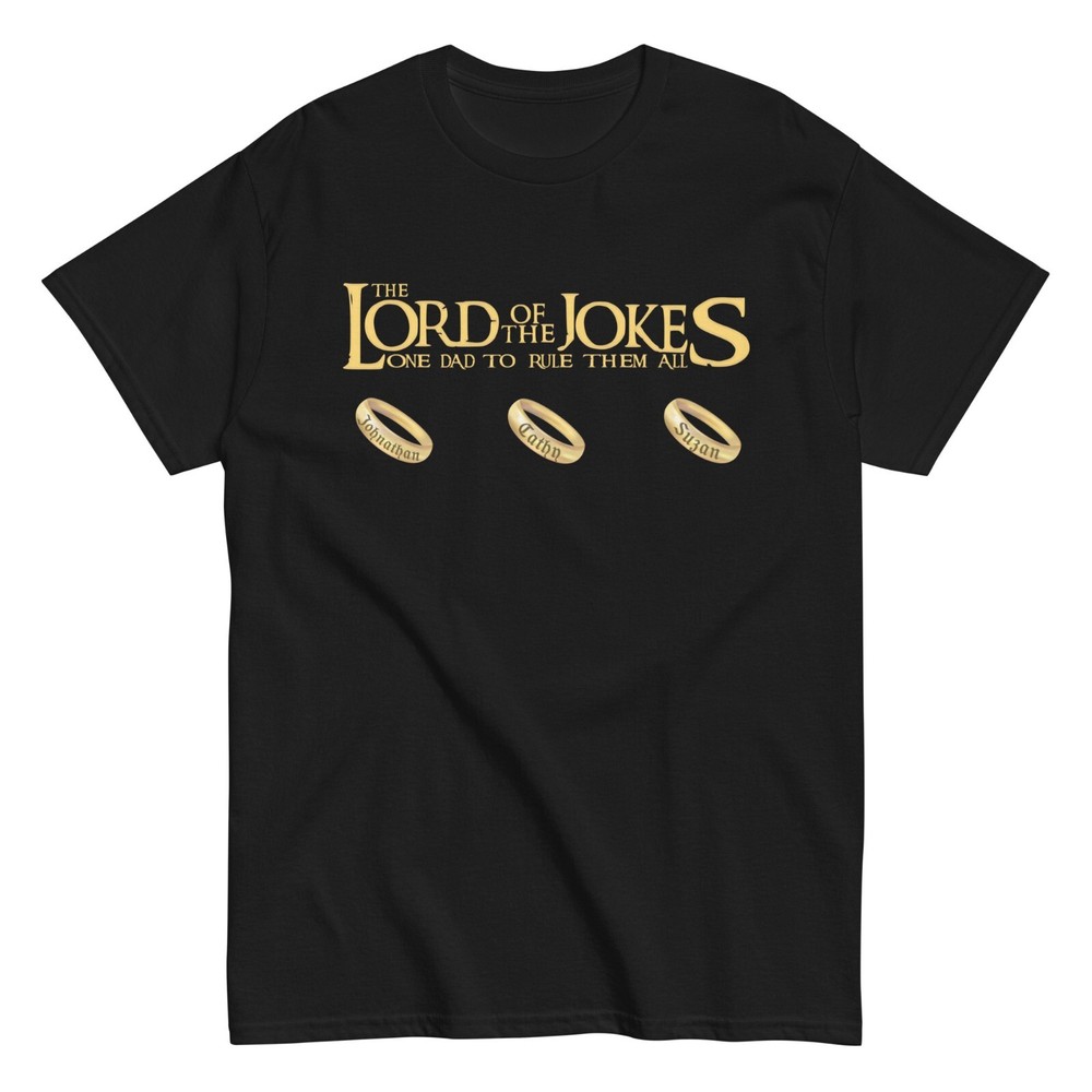 Personalized Funny movies inspired shirt, one dad to rule them all