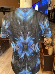 RARE Sons of Heroes DAMAGED GOODS GRAPHIC MESH JERSEY GOTHIC MED NWOTS 2bc