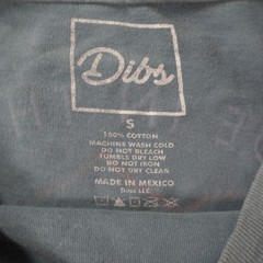 Dibs Men’s S Long Sleeve T-Shirt Blue White Tie-Dye Rose USA Graphic Cotton