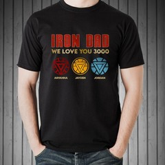Custom Iron Dad Tee, We Love You 3000 T-shirt, Happy Father’s Day Gift