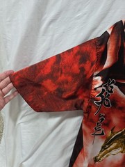 Y2K Men’s Vintage Trust ” Flying Dragon” Button Up Shirt Med.