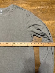 Athletic Works Shirt, Men’s Size Medium, Green, Long Sleeve, Crew Neck