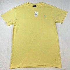 Polo Ralph Lauren Mens T-Shirt Fall Yellow Blue Pony Logo Cotton Tee Small NWT