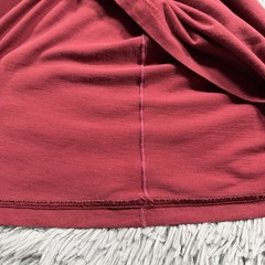 Mack Weldon Adult Shirt Large Red Daily Wear Pima Cotton Pullover Tee Mens
