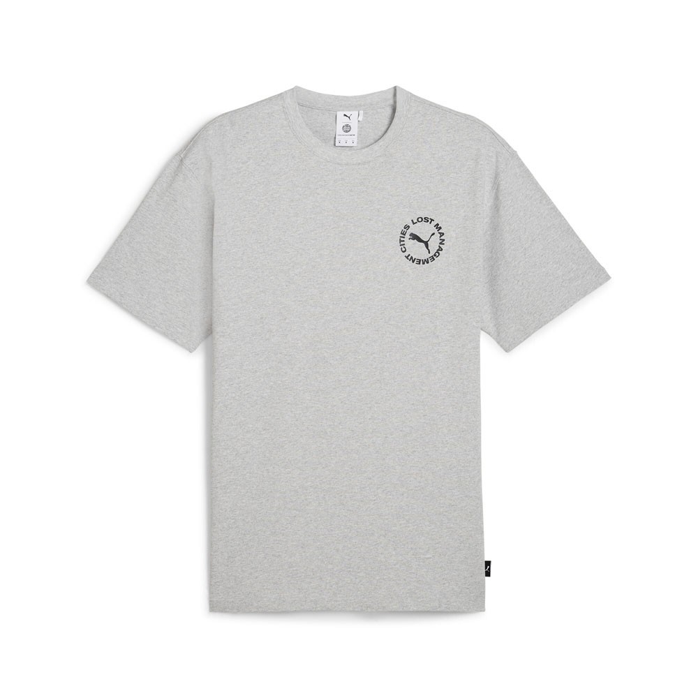 PUMA X Lost Management Cities Graphic Cat Crew Neck Short Sleeve T-Shirt Mens S