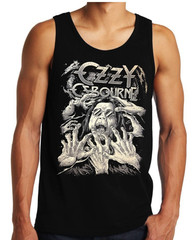 Ozzy Osbourne Heavy Metal Band Black Tank Top