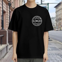 Custom Team T-Shirt Upload Logo Photo Text Front Back Cotton Tee