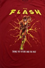 The Flash Mens DC Comics Character Saving The Future And The Past Shirt New 2XL
