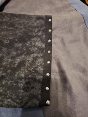 Rebel Vengeance size XL Cropped Washed Embellished Shirt Black.