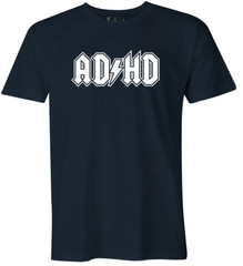ADHD ACDC Rocker Guitar Bass Drummer Tee – Choose Your Size & Color!