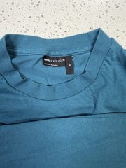 ASOS DESIGN Sunrise Records Studio Graphic Blue T-Shirt Crew Neck Size XL
