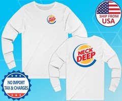 Neck Deep White Size S-3XL