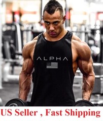 Gym Stringer – Men’s Tank Top for Bodybuilding Fitness – Stringer Sports alpha
