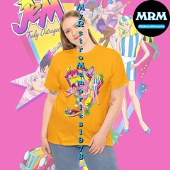 NEW Jem And The Holograms T-Shirt 5 Colors To Choose Sizes S-5XL Tee 80s Retro