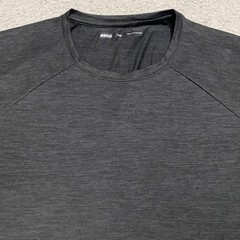 REI Co-op Mens Large Shirt Gray Long Sleeve Crew Neck Base Layer Polyester