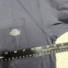 DICKIES Fast Dry Shirt Mens MEDIUM Blue WORK WEAR POCKET OUTDOORS Fishing NWT B