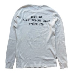 Avirex U.S.C.G. Waffle Knit Long Sleeve Shirt (XL)