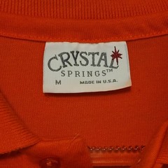 VTG Fun Fest 1997 Kingsport TN Orange Polo Shirt Single Stitch Embroidery Sz M