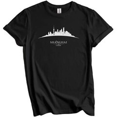 Shanghai China Cityscape Downtown Skyline T-Shirt